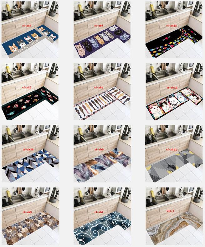 キッチンフロアマットオプションカーペット展示