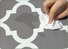 掃除しやすいキッチンマット