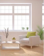 リビングルームの玄関マット