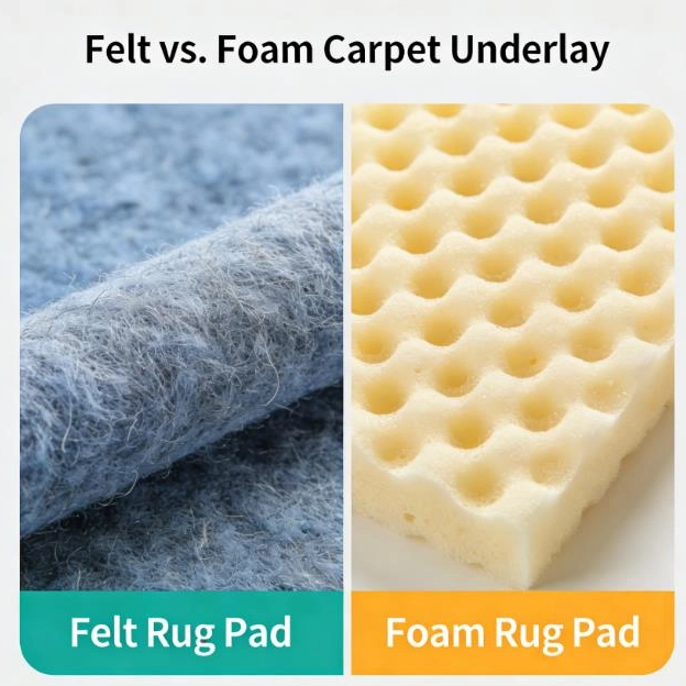 フェルトとフォームのカーペットの下敷き: 再販業者にとってどちらが良いですか?