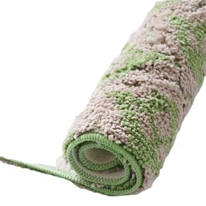 エリアラグヴィンテージ花柄リビングルームラグ折りたたみ式快適でふわふわのカーペット、滑り止め、欠け防止、洗濯機で洗えます。