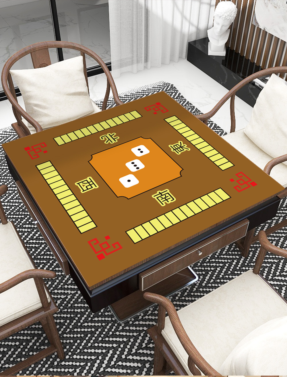 麻将桌垫_06