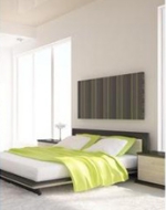 寝室の玄関マット