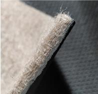 ゴム製のバッキング