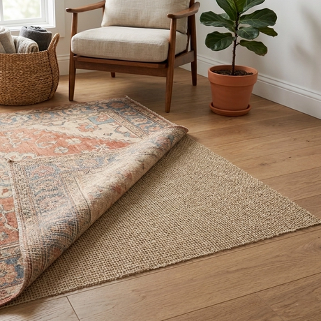 高品質天然ジュートラグパッドメーカー |環境に優しい滑り止めカーペットマットの卸売