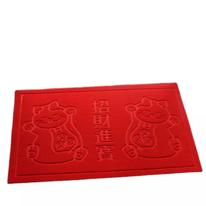 Rato 起毛エンボスドアマット |カスタマイズされた高級玄関マット卸売業者