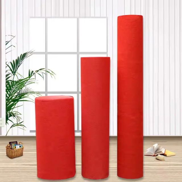 イベントのためのレッドカーペットランナー、パーティーの結婚式と特別なイベントの装飾のための赤い通路の滑走路敷物ではありません