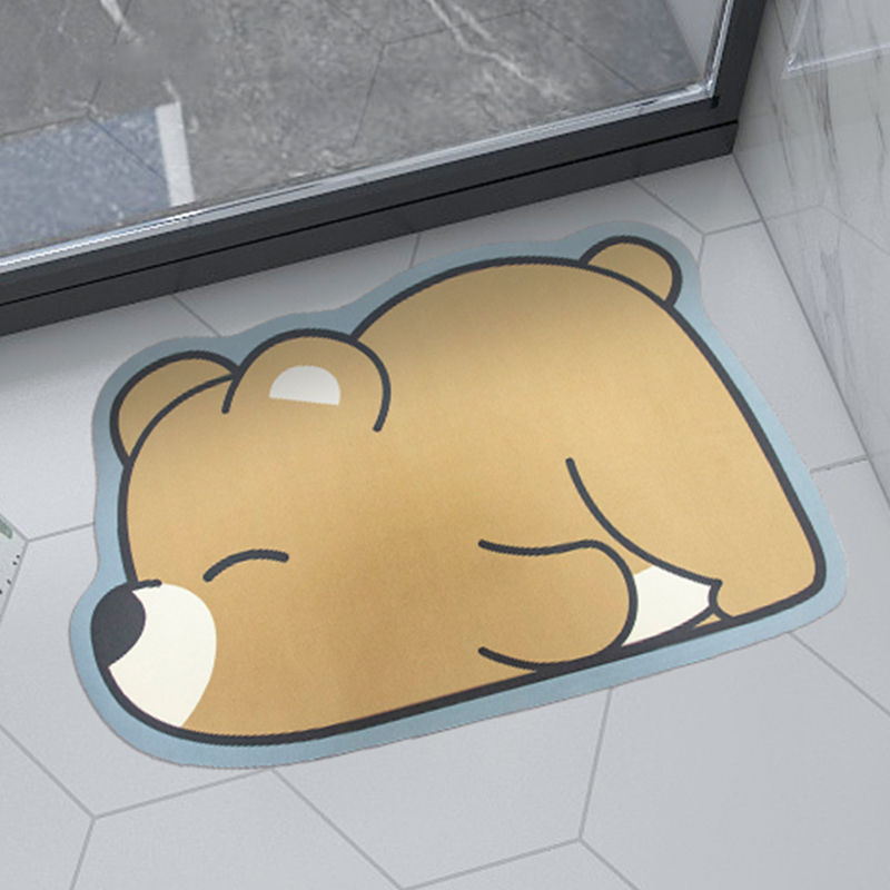 カスタム形状とパターンの珪藻土バスマット - 高い吸収性と環境に優しい