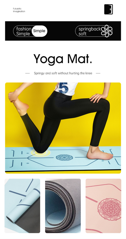 ヨガマット 厚さ10mm 両面滑り止めエクササイズマット、男性と女性用のプロフェッショナルTPEヨガマット、ストラップ付きの厚いフィットネスマット、エクササイズ、ヨガ、フィットネス、ピラティス、フロアエクササイズ用 