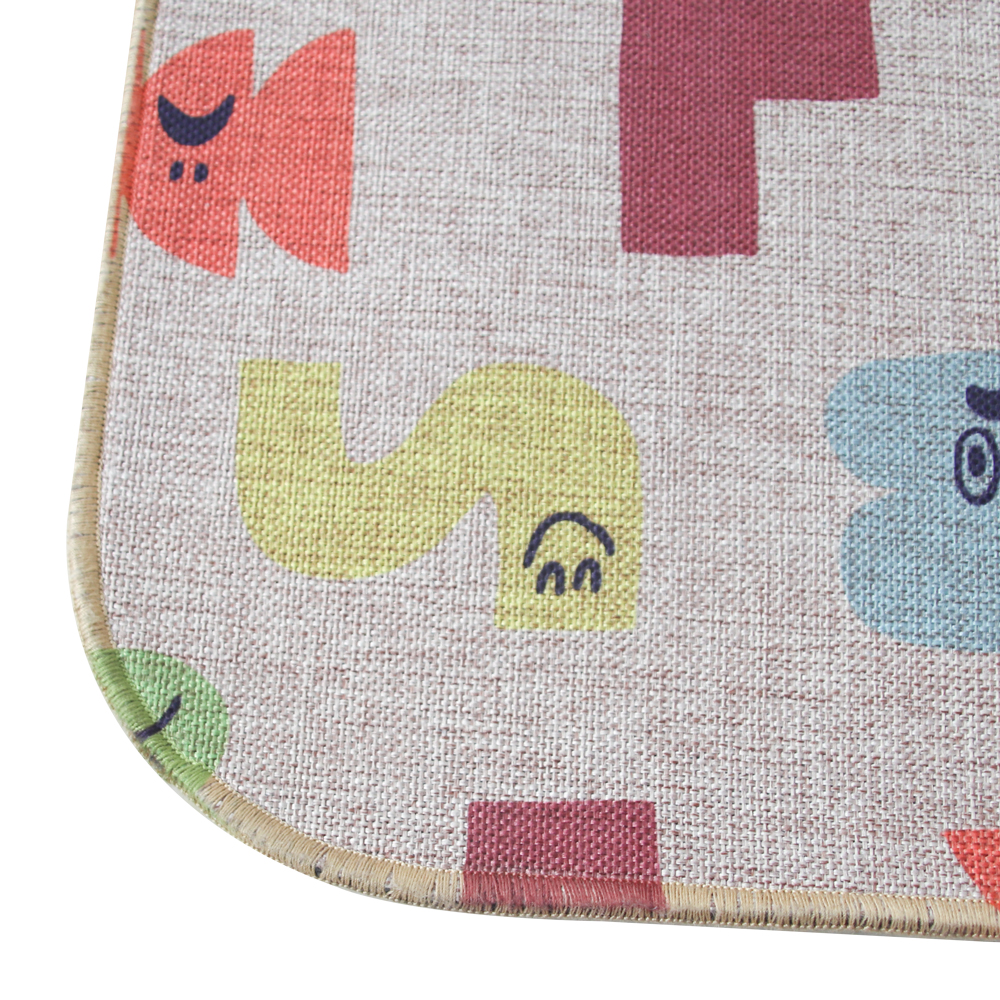 ドアマットコーナーのクローズアップ