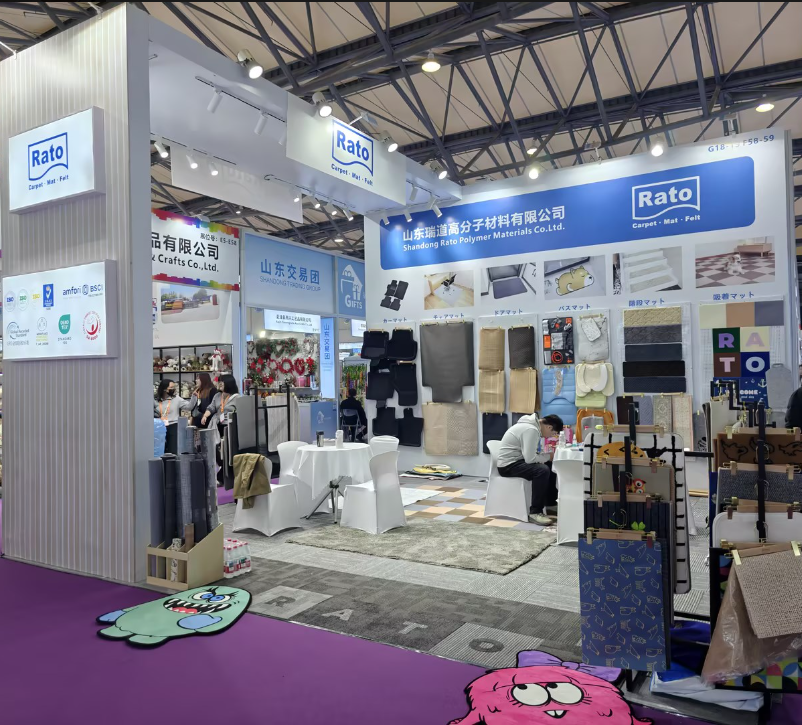 RATO_第34回華東博覧会_滑り止めマット_自動車用カーペット_原料工場対外貿易輸出