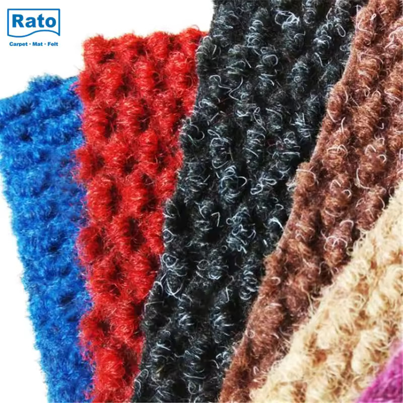 新しいデザインパイナップルカーペット低価格と高品質の輸出ラグカスタマイズされた色ノンスリップマットカーペットロール