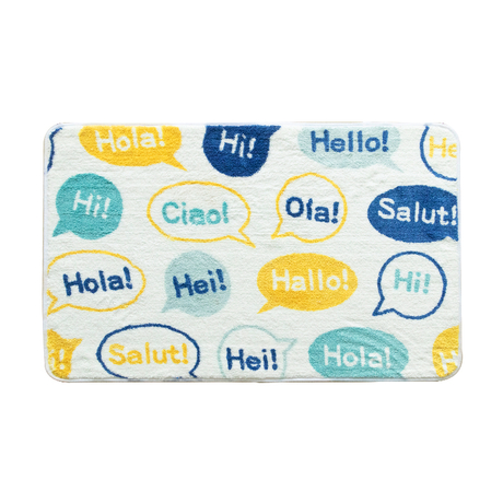 豪華な吸収性ぬいぐるみバスルームドアマット